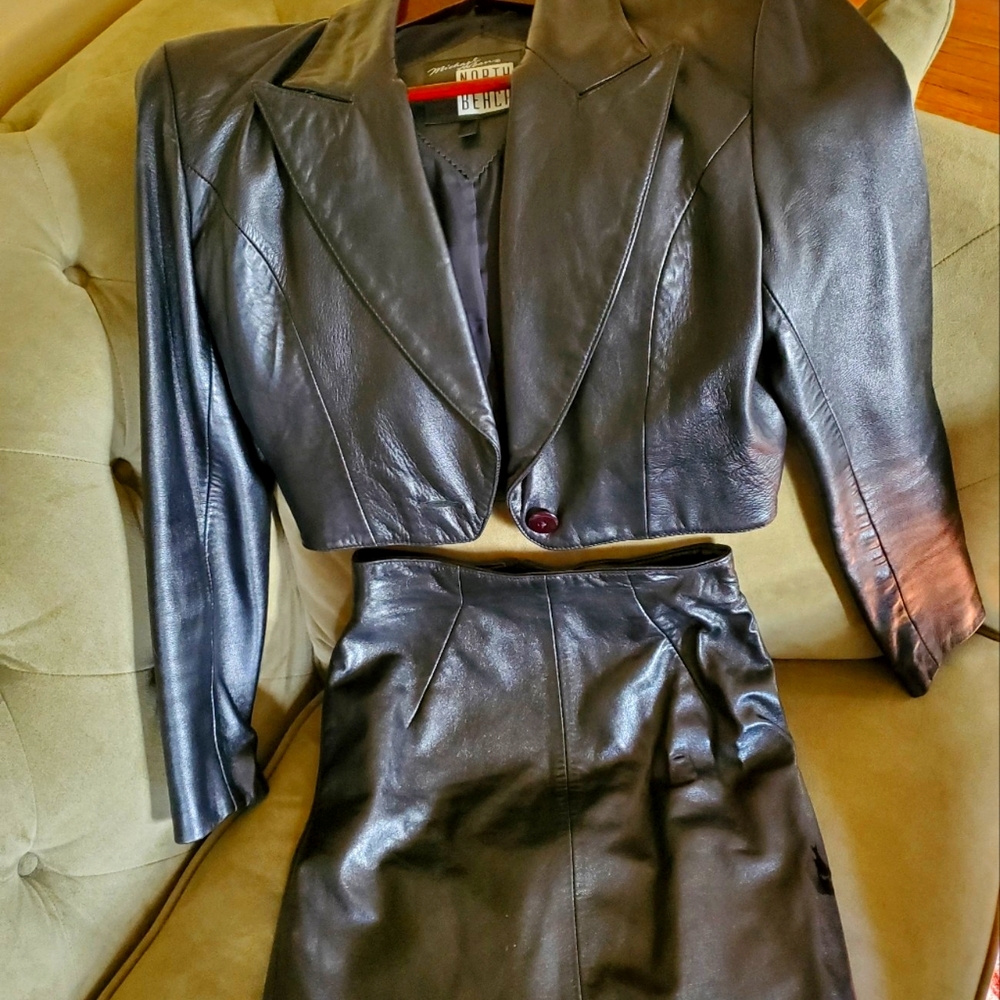 2 piece Vintage North Beach Leather